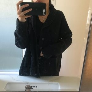 Oversized Black UO cardigan